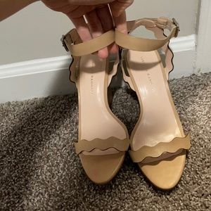 Loeffler Randall Leather Scalloped Wedges